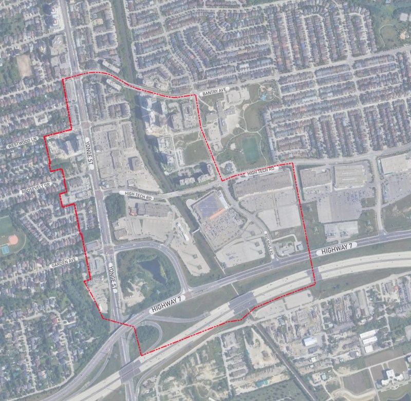 Richmond Hill Centre Secondary Plan Area Image
