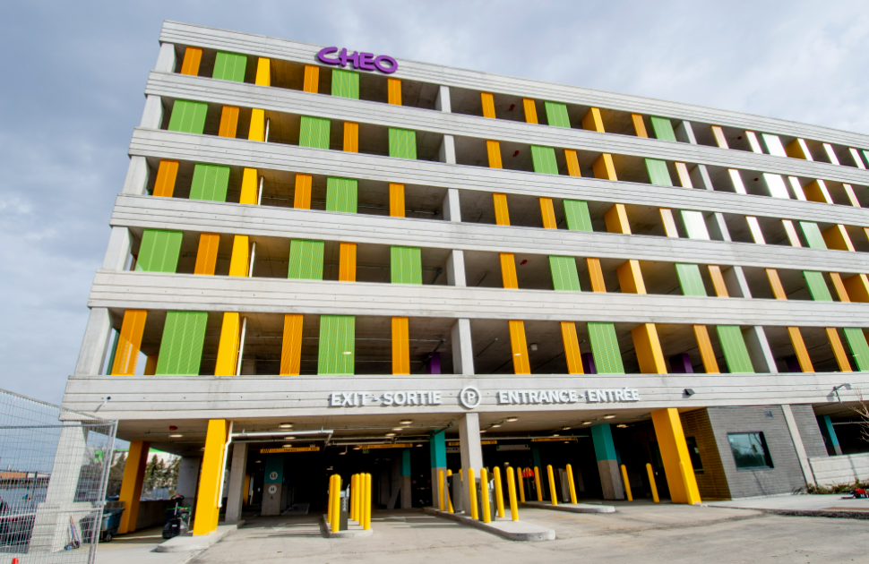 CHEO's new parking garage